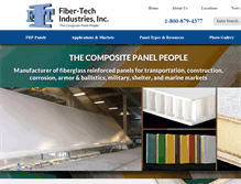 Tablet Screenshot of fiber-tech.net